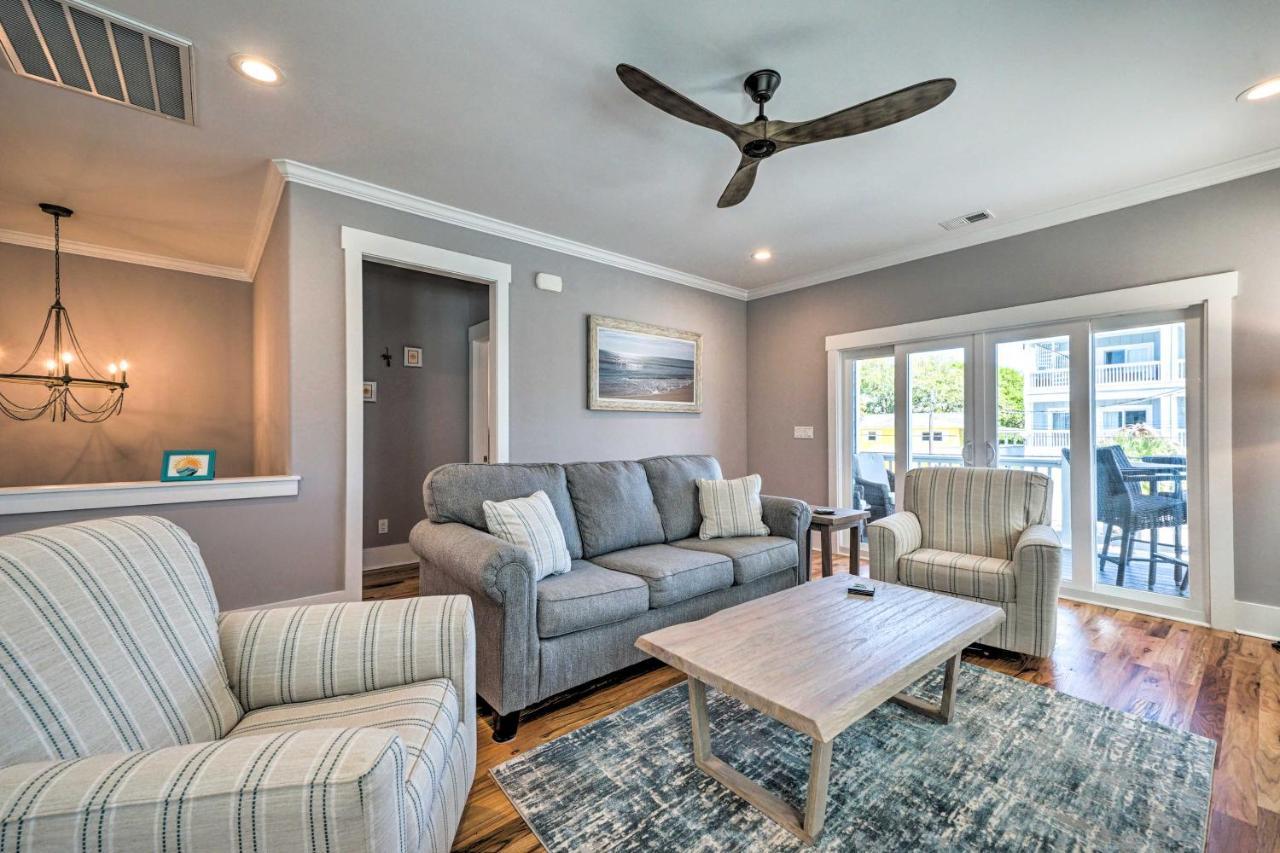 Bright Coastal Abode With Porch And Beach Access! Carolina Beach Eksteriør bilde