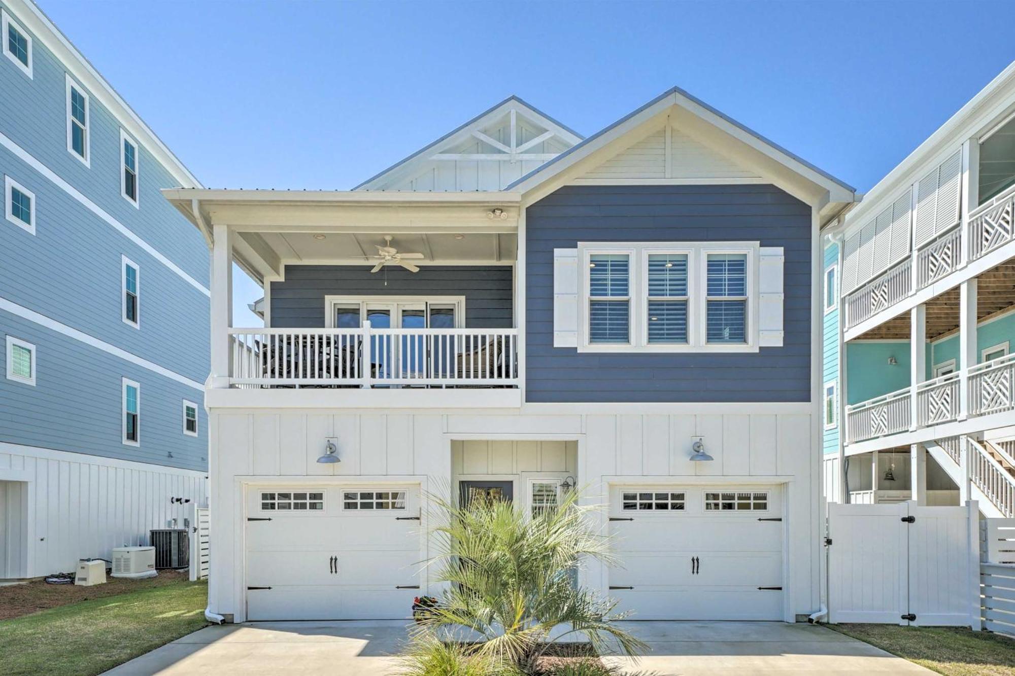 Bright Coastal Abode With Porch And Beach Access! Carolina Beach Eksteriør bilde