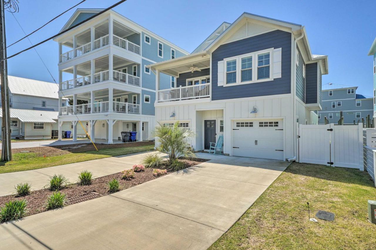 Bright Coastal Abode With Porch And Beach Access! Carolina Beach Eksteriør bilde